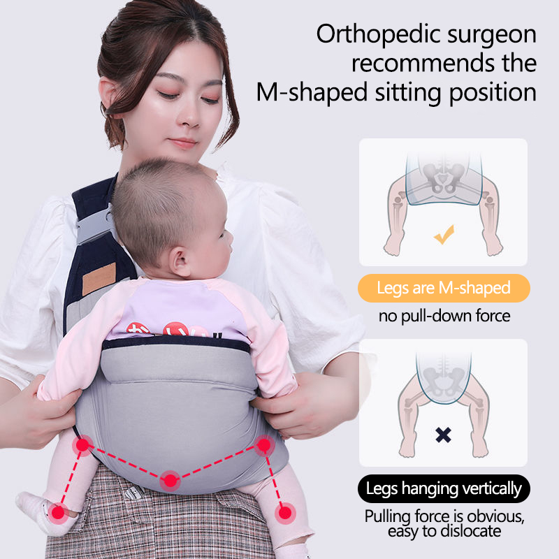 New Multi Positional ring sling newborn carrier backpack hipseat baby toddler carrier bag  With Adjustable Shoulder Strap