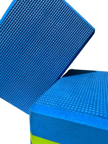 MYB Yoga Blocks |Random Color| Yoga Brick| Soft Non-Slip Foam For Yoga Exercise | Use With MYB Yoga Mats | EVA Foaming | Yoga Training Cube