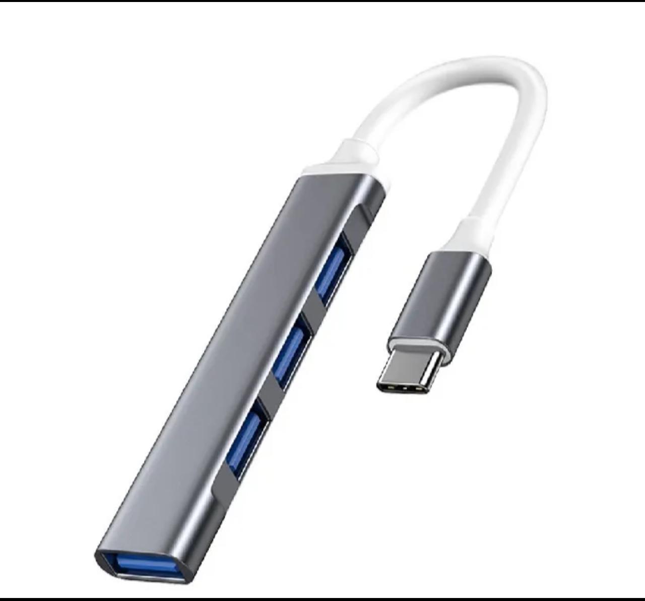 TYPE C Hub 4 Multi-Port USB Type-C Hub With USB2.0 USB3.0 OTG Function USB Splitter Adapter
