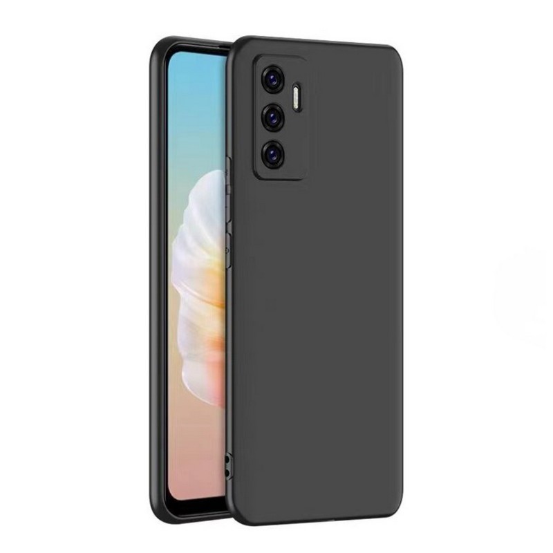 Vivo V23E Soft Matte Black Back Cover