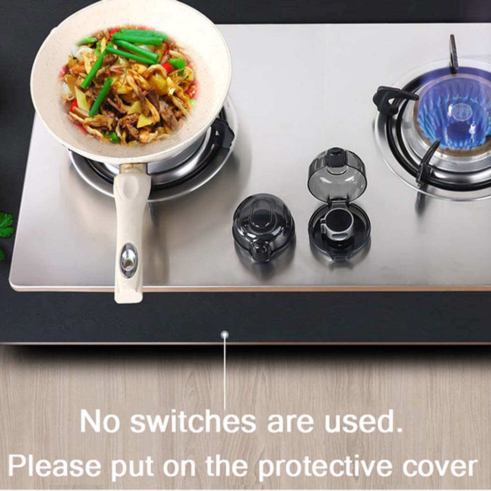 4pcs Gas Stove Knob Protect Covers Easy To Install And Remove Cover For