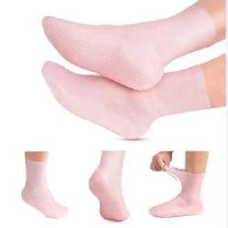 Moiturizing Silicone Socks for Soft and Smooth Feet, Comfortable Jelly Socks