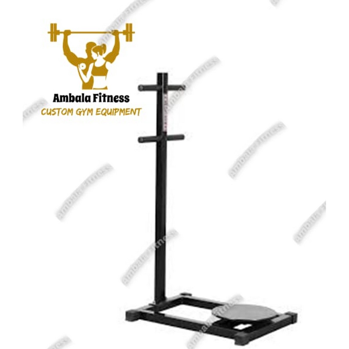 Best Quality Tummy Twister Stand With Twister Disc - Black (AMBALA FITNESS)