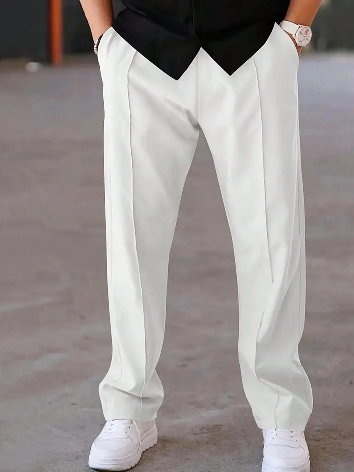 Wide Leg  Baggy Style Straight Trouser For Men
