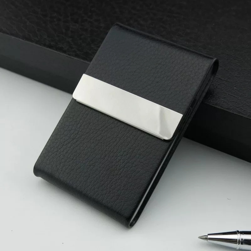 Premium Quality Stylish Leather Cigarette Case Luxury & Durable - Black