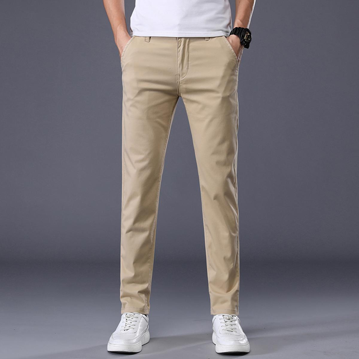 Pants for men - Pants for boys - Beige color - Men Clothing