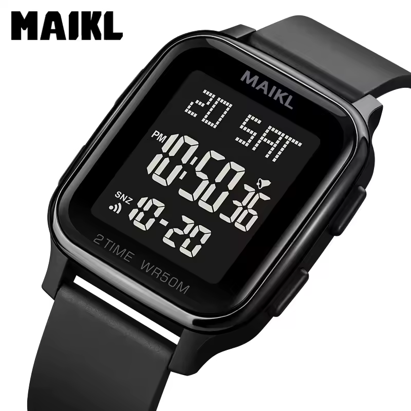Digital LED Sports Watch for Men & Boys – Waterproof Stylish Casual Wrist Watch with Date & Alarm | Fashion Durable Trendy Digital Watch | Outdoor Electronic Sports Wrist Watch