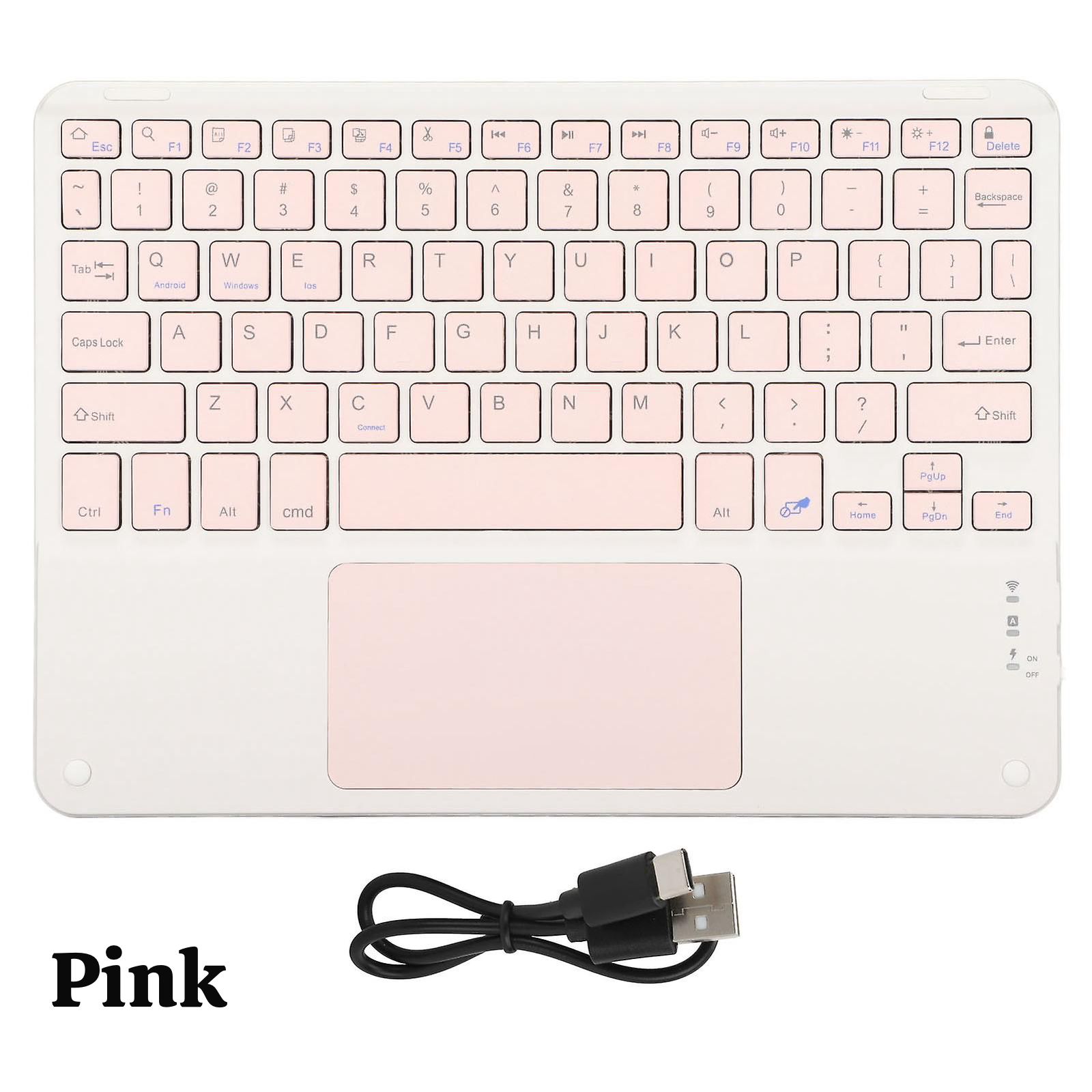 Wireless Keyboard With Touchpad Rechargeable Ultra Slim 3 Days Battery Timing For Tablet-Laptop-Mobile-Smart led And Other devices