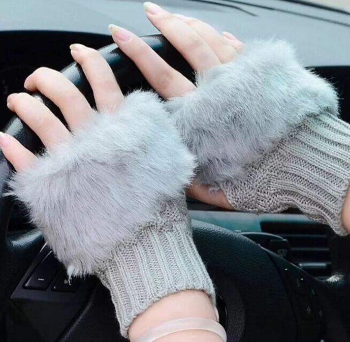 Wool Gloves Fancy Winter Women Girls wool Gloves Knitting wool gloves Keep Warm Short Mitten Fingerless Lady Girl Half Finger Gloves