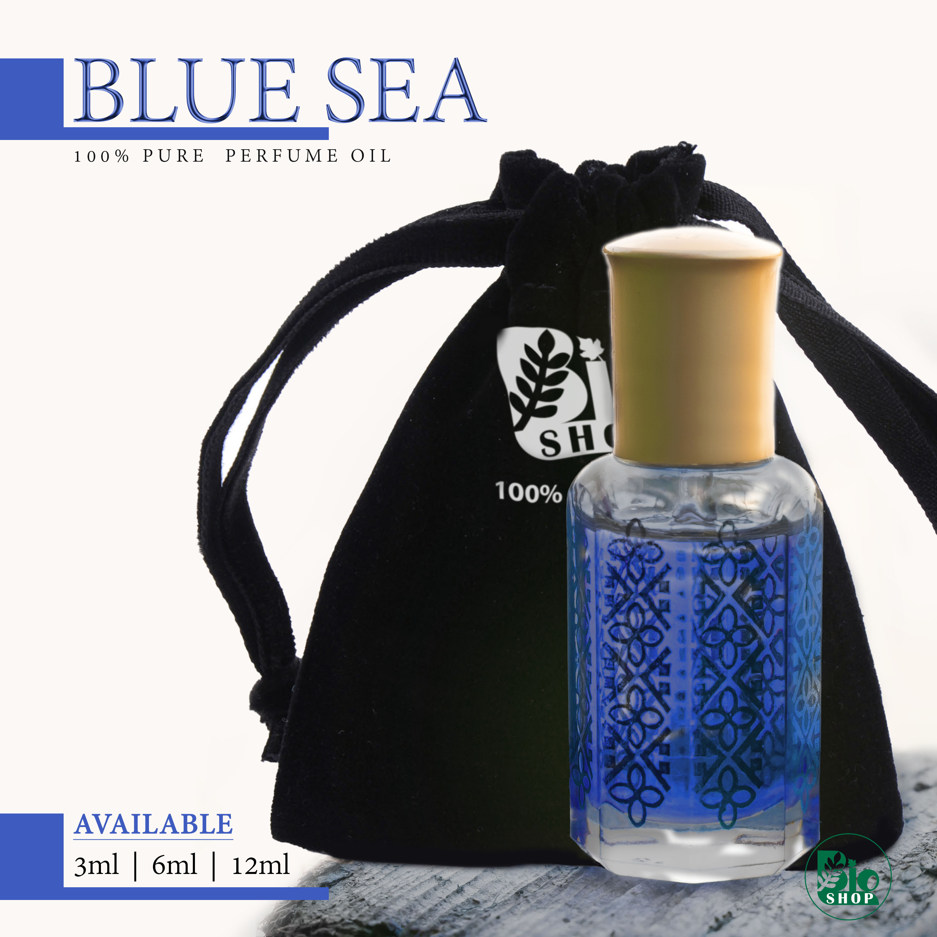 BLUE SEA Arabic Attar Non-Alcoholic Original Concentrated Perfume