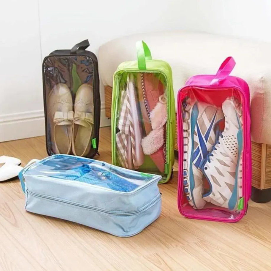 Pack of 10 - Travel Shoes Organizer Storage Bag