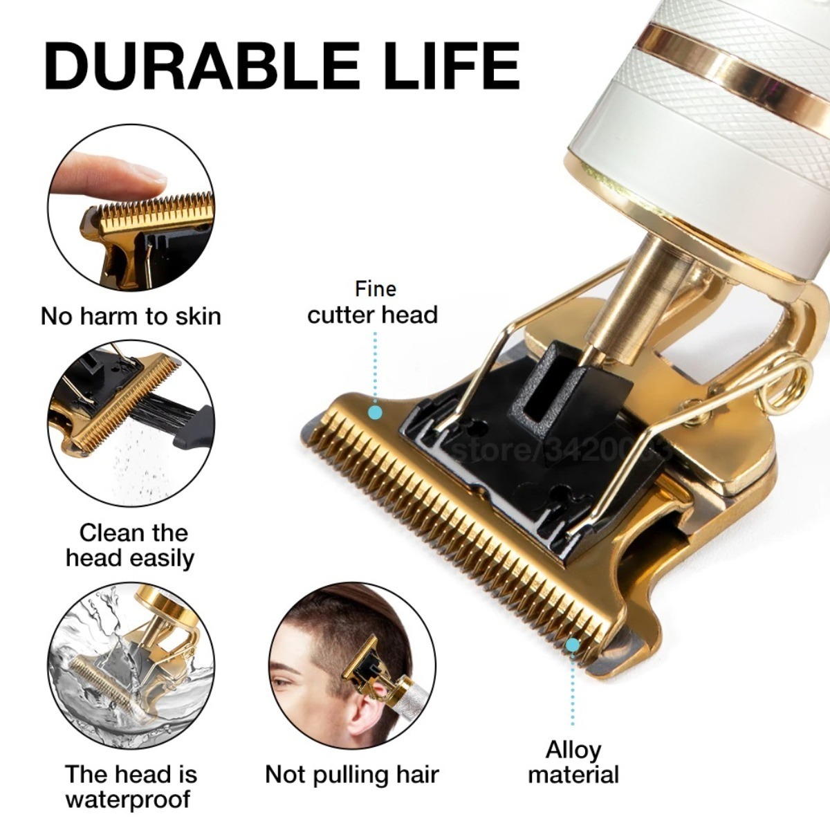 Buy Vintage T9 Trimmer for Men Hair Zero Gapped Clipper Shaving machine