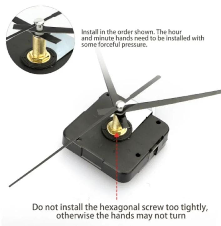 wall clock replacement maccine with free needles