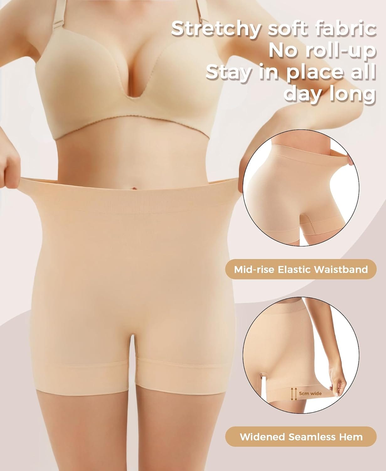 Seamless Women Shapers High Waist Slimming Tummy Control Knichers Pants Pantie Birefs Megic Body Shapewear, Lady Corset Underwear,Thigh, Belly, Hip Control