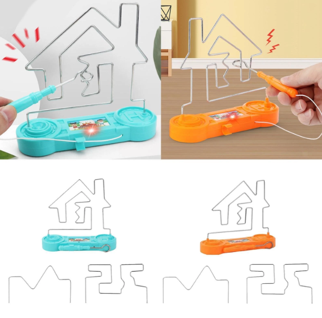 Electric Game Development Wire Classic Game Toys Exercises for Kids Teens Adults