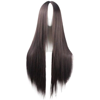 Full Head Hair wig for woman, Natural Black Straight Hairs for Ladies