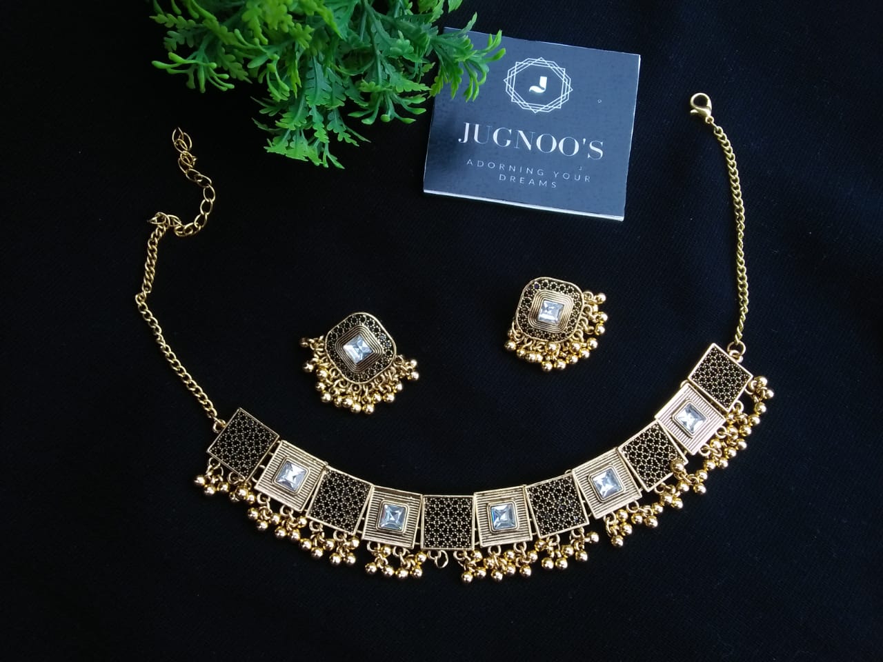 Kundan Choker Set ANTIQUE KUNDAN CHOKER 