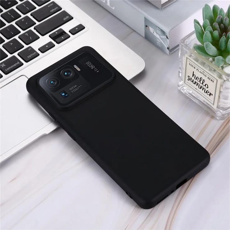 MI 11 Ultra Cover Soft Design, Shockproof Soft Silicone Case with Drop Resistance Black TPU Back Cover Case with Camera Protection Bumper Camera Protective Mobile Back Cover For Xiaomi MI 11 Ultra 5G