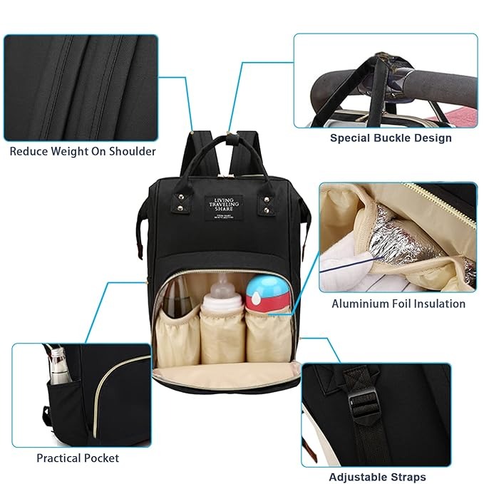 Multifunctional Maternity Nappy Diapers Bag