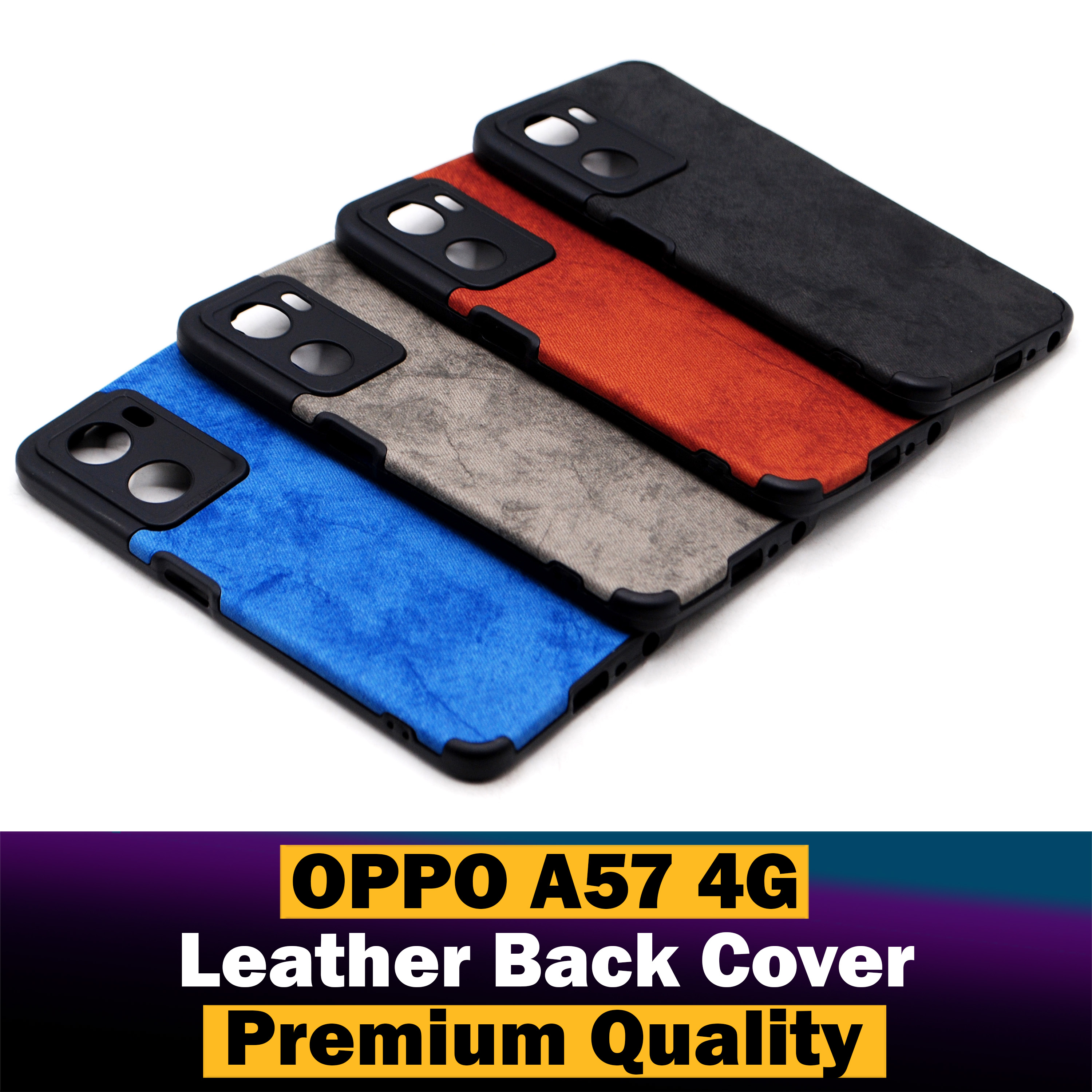 oppo a57 back cover leather