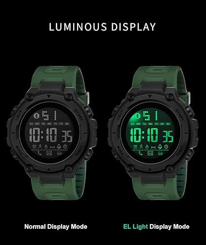 Military Men's Digital Sports Watch For Men Boys Waterproof with LED Back light Digital Watch for Men