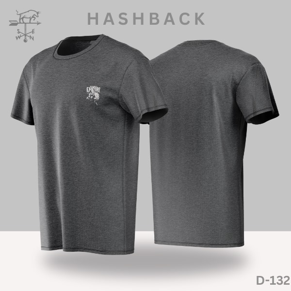 HashBack Printed Crew Neck T Shirt For Men - Round Neck VI