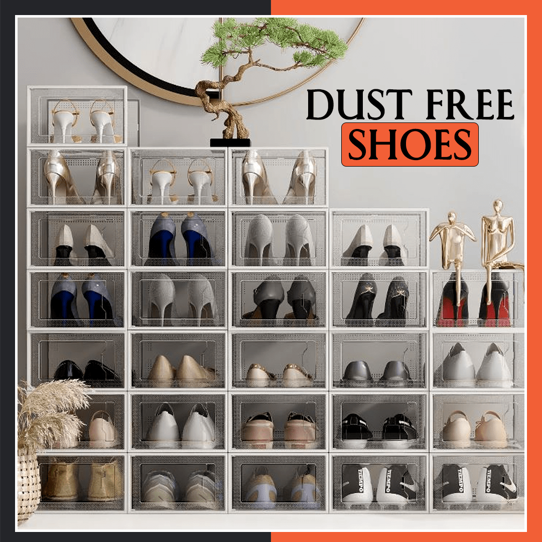 SNEAKYEAR STACK'EM Stackable Sneaker Crates or Containers (Pack