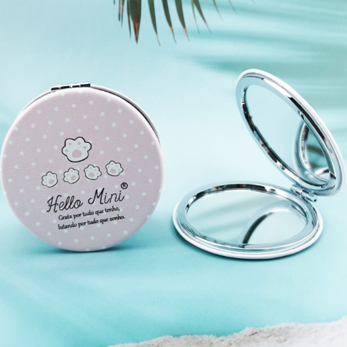 Pocket Size Cosmetic Mirror Easily Portable Used For Multi Purpose