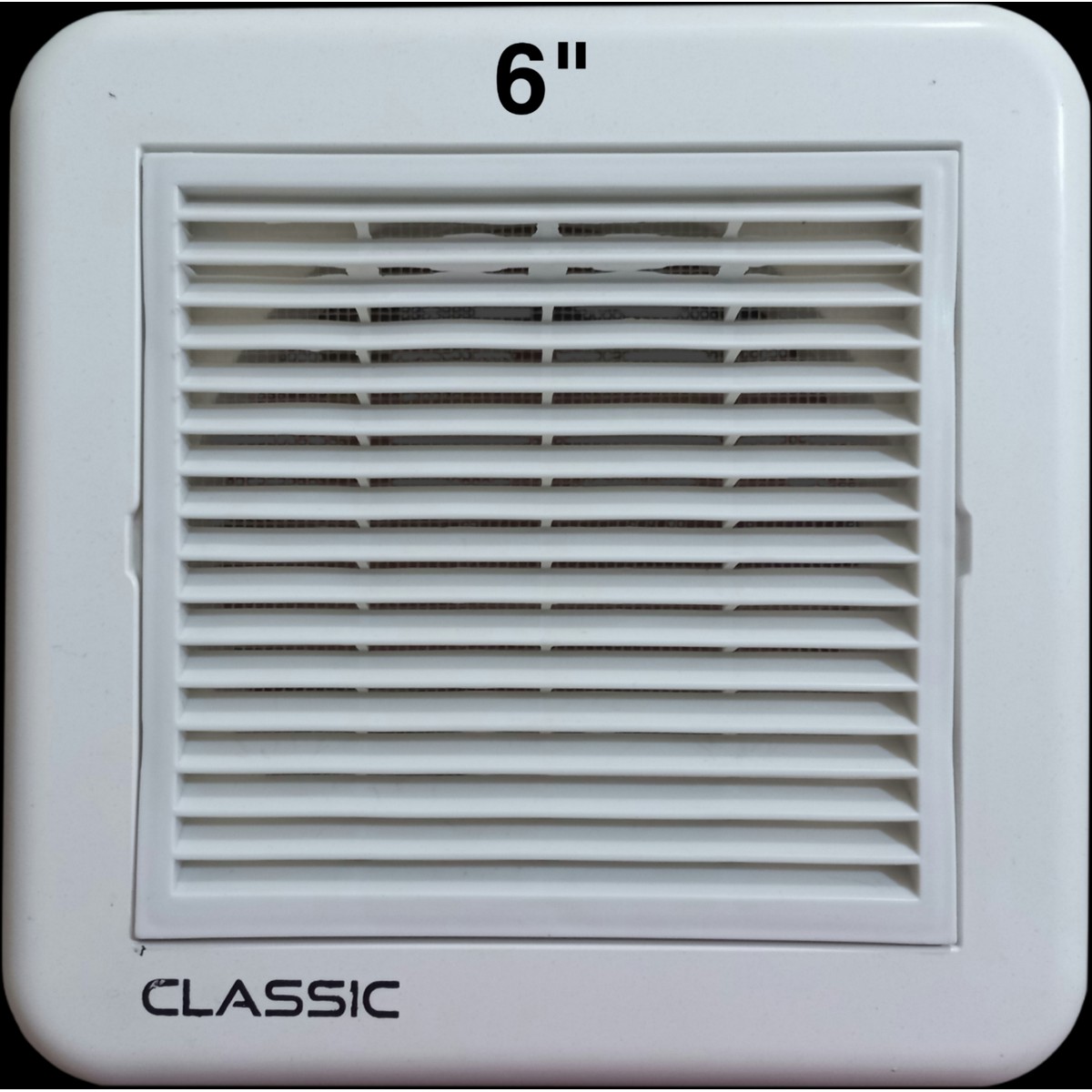 Classic Vent Ventilation Grille Cover 6 inch ( DIAMETER SIZE 6" OUTER ...