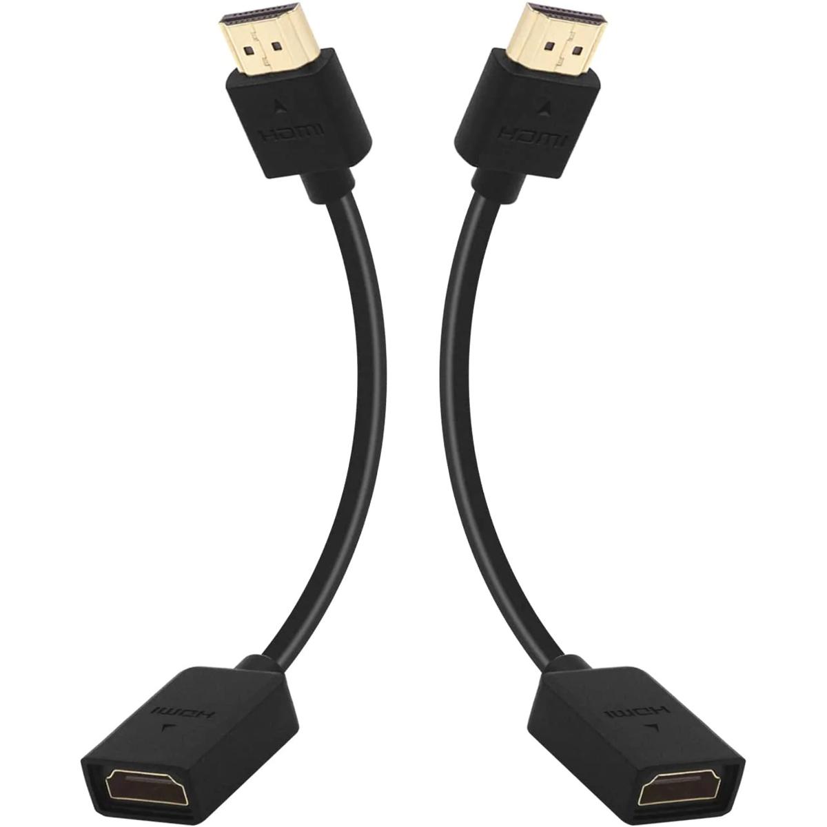 HDMI Male To Female Joinder For Wire Extension-HDMI Coupler Adapter Male to Female for Google Chromcast-HDMI Connector-HDMI Male to Female Coupler Adapter Connector Joiner 1080P