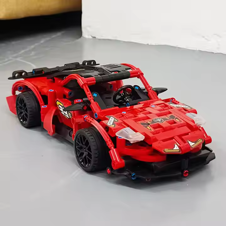 KIDDO KASTLE - Remote Control RC Building Block Car 503+ PCS | 1:16 DIY STEM Off-Road RC Truck Building Blocks Set | 2.4GHz Remote Control Drift Car Construction Brick Toy for Kids | Assorted Models