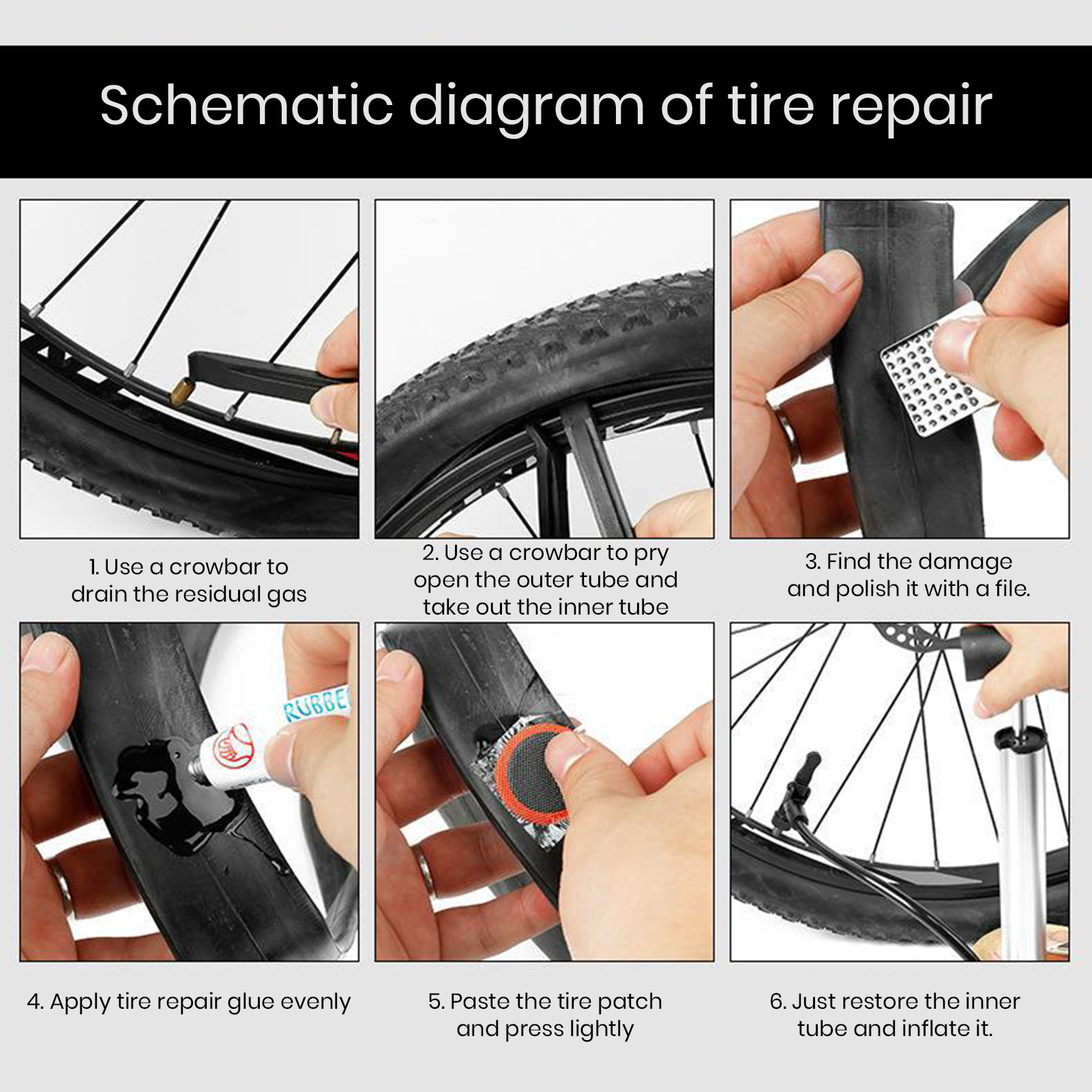 Repair Bicycle Interior Tube Bicycle Repair How To Install Bike