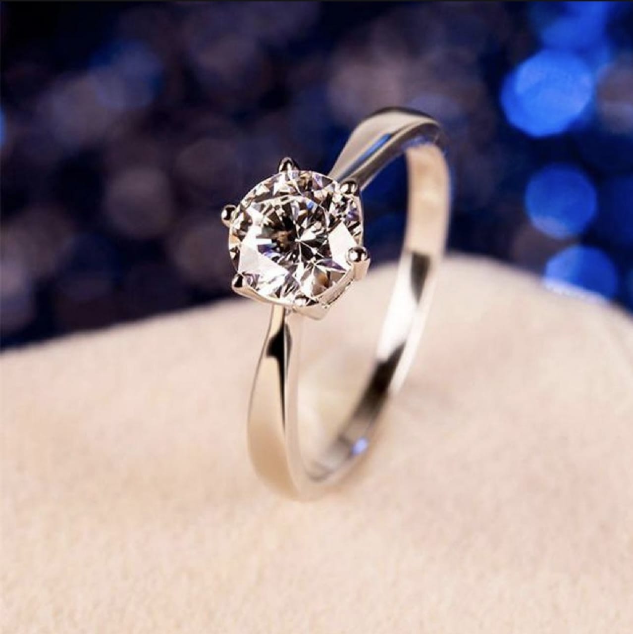 Top Brand Stylish Couple Ring Zircon Dimond Ring For Men Women
