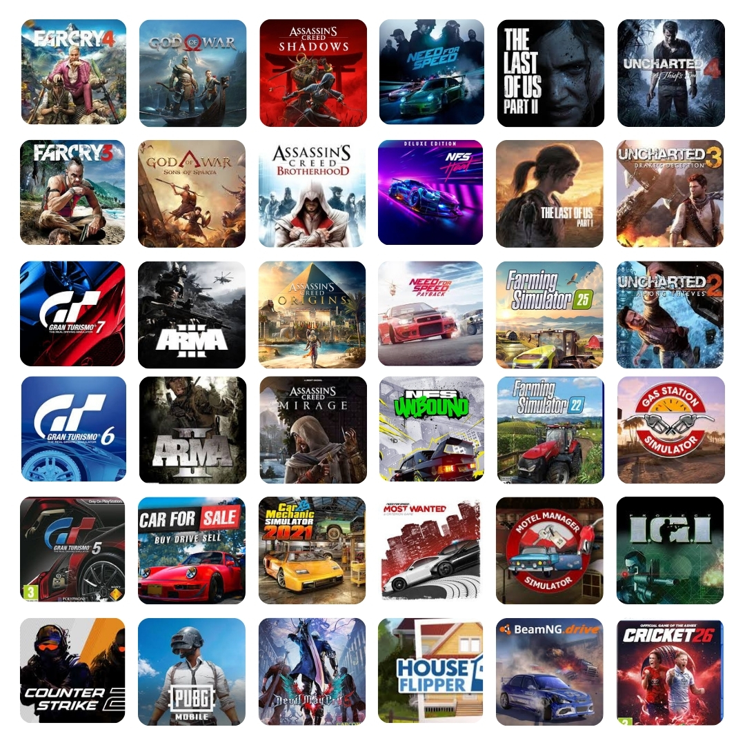 Bundle of pc games - buy 1 get 1 free - qr code/drive - home delivery