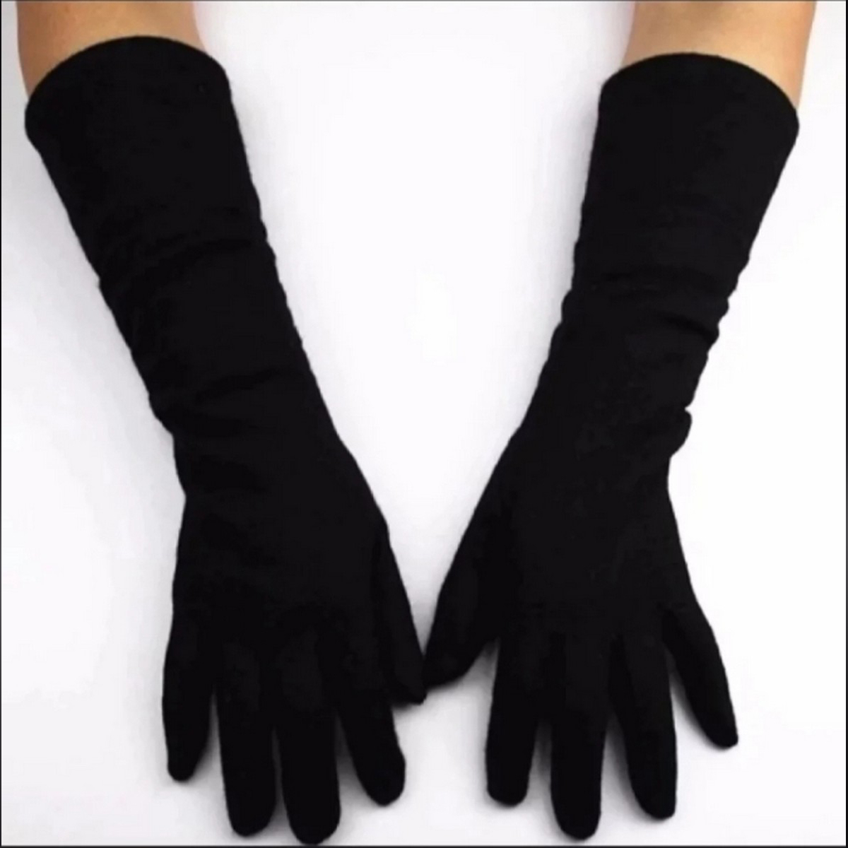 Summer Sunscreen Ice Silk Mittens - Non-Slip Lace Gloves, 8x30cm