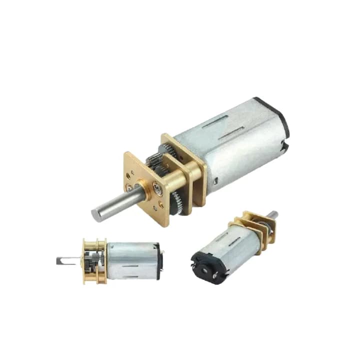 N20 DC 3V–6V Micro Metal Gear Motor – High Torque, Low Noise, Durable Mini Gearbox for Robotics, DIY, and Electronics Projects