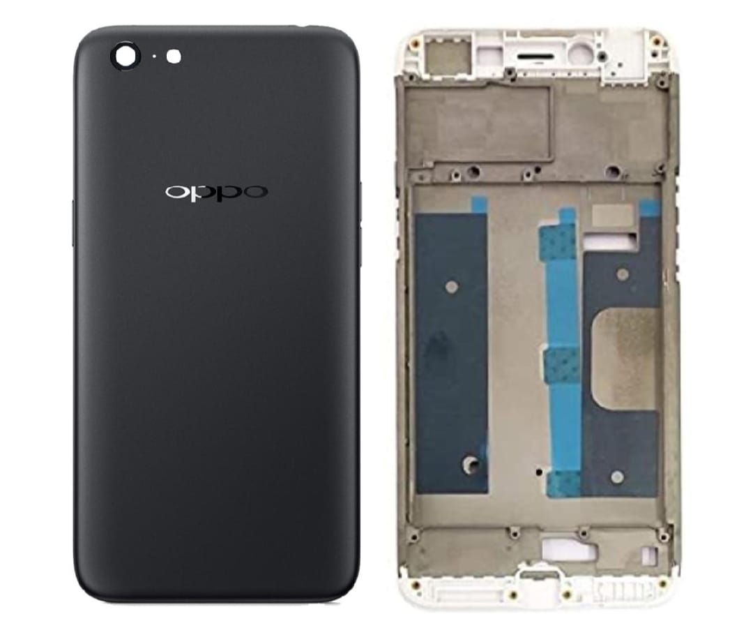 Oppo A71 Full Housing Replacement with Side Buttons, Camera Lens & Frame - Black Or Gold