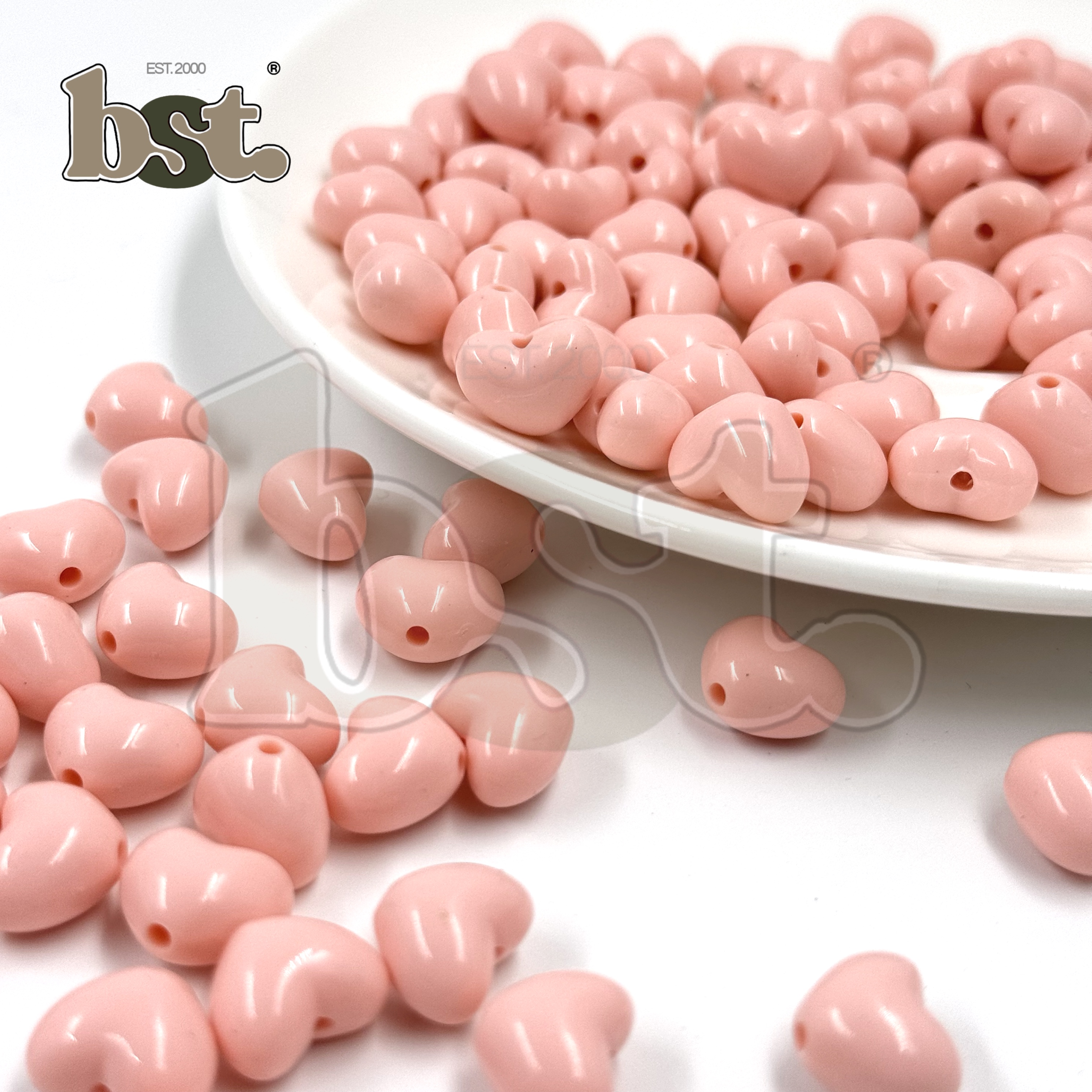 25pc Beads Mix Chunky Beads Charms Beads Bow Beads Accessories DIY Accessories Plastic Charms Bow Charm BST