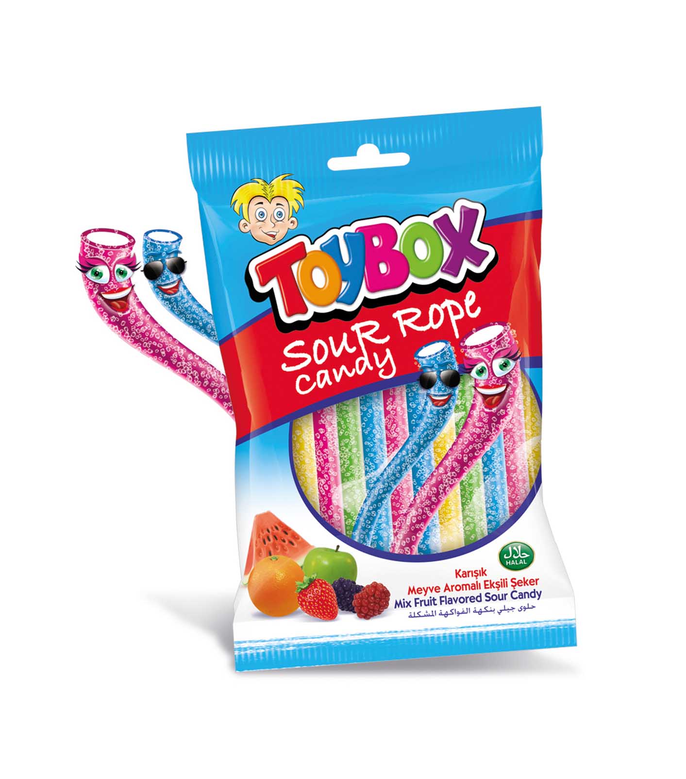 Toy Box Jelly Sour Rope 80g