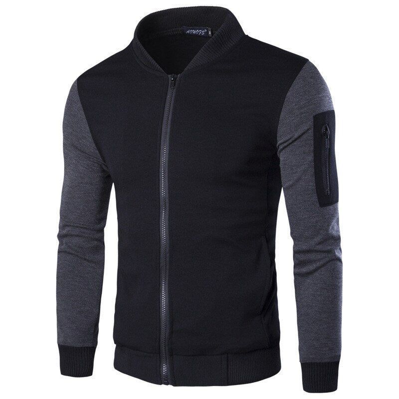 New fashion collection black full sleeve jacket for men