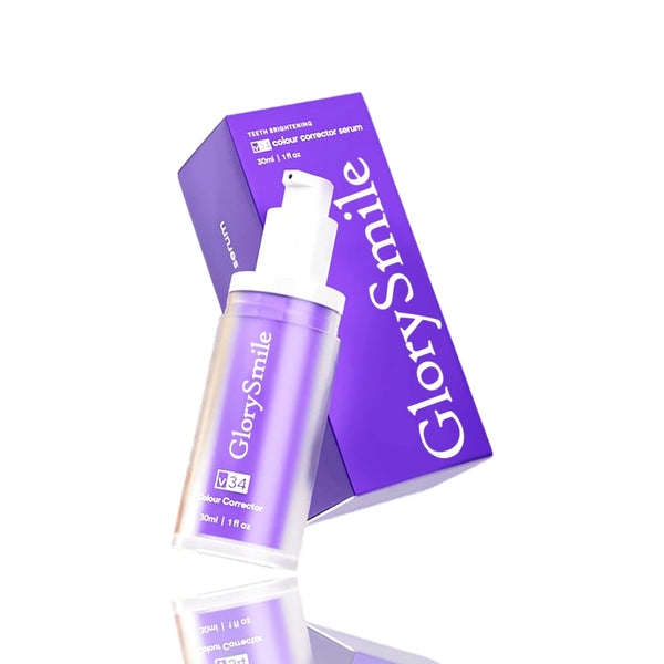 HISMILE V34 Teeth Removing Deep Smoke Stains Gingiva Protection Purple Orthopedic Toothpaste, Purple Teeth Whitening Toothpaste Kit