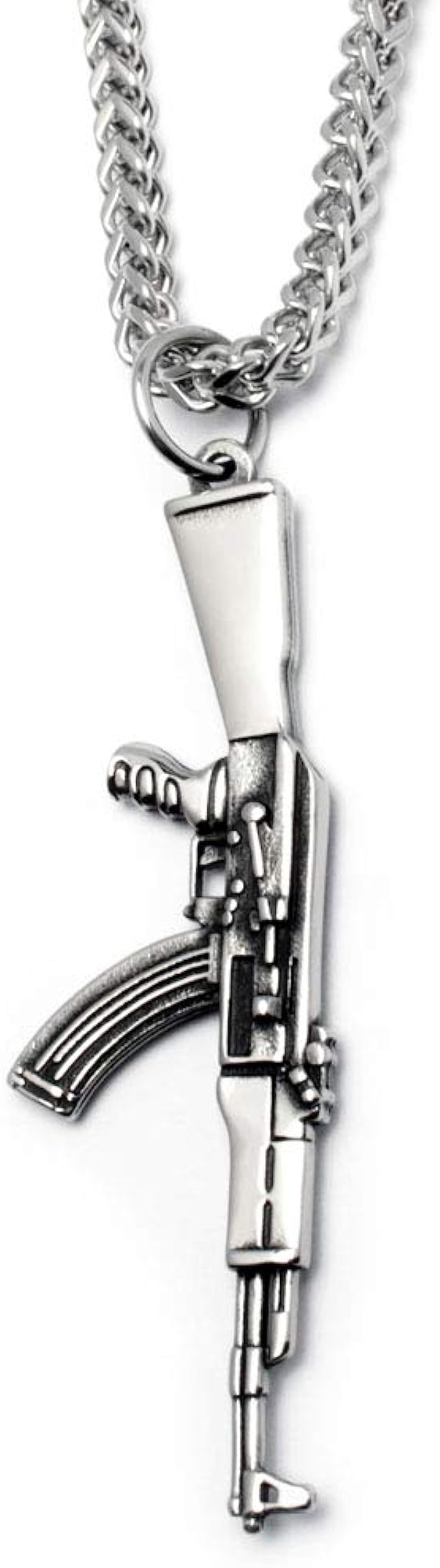 Modle AK-47 Chain And Pendant Stainless Steel Necklaces For Men