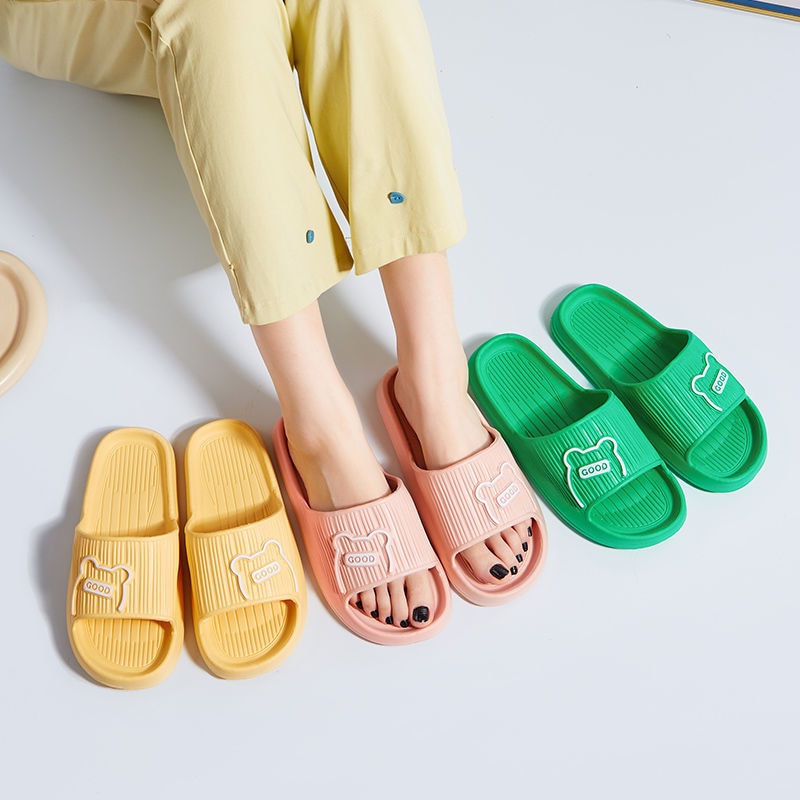 Summer Beach Thick Platform Slipper Sandals Women Eva Slippers Couple Home Flip Flops