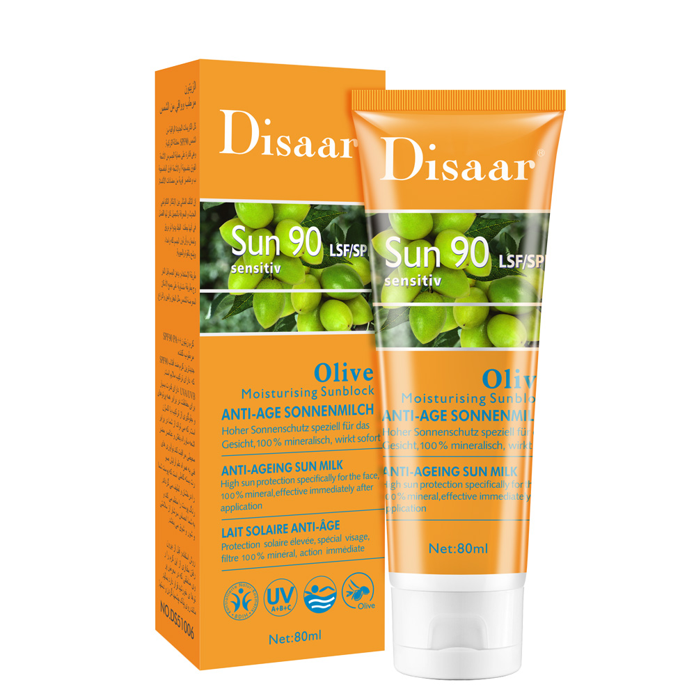 Disaar Spf 90 Olive Sunblock Whittening Moisturising Sunscreen Cream