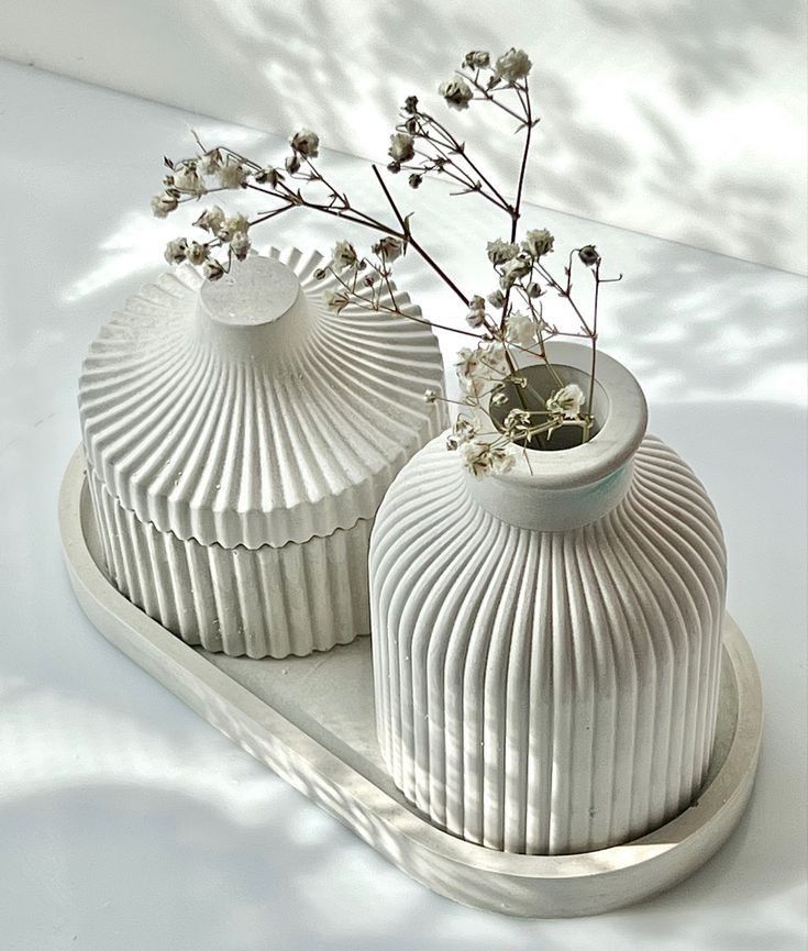 set of 3 home decor (1 jewelry storage box+1 mini vase+1 ovel tray)