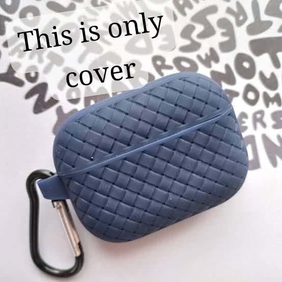 Pro 2 Earbuds Pattern Case Cover | Woven Chitai Texture Protective Case for Earbuds Charging Case | Soft TPU Shockproof Anti-Scratch Dustproof Protector Skin | Stylish Premium Design Cover| Compatible with Pro 2 Earbuds|