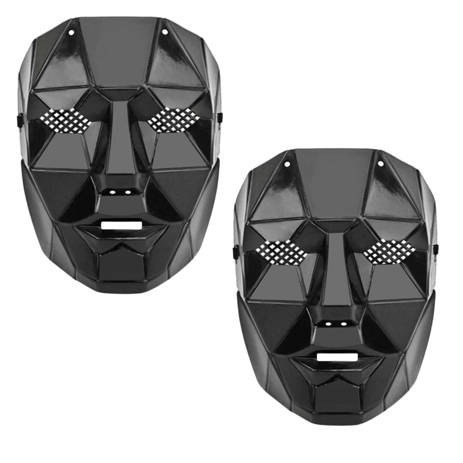Squid Game Mask Collection | Front Man, Guard (Triangle, Square, Circle) | Halloween, Cosplay & Costume Party Masks for Kids & Adults