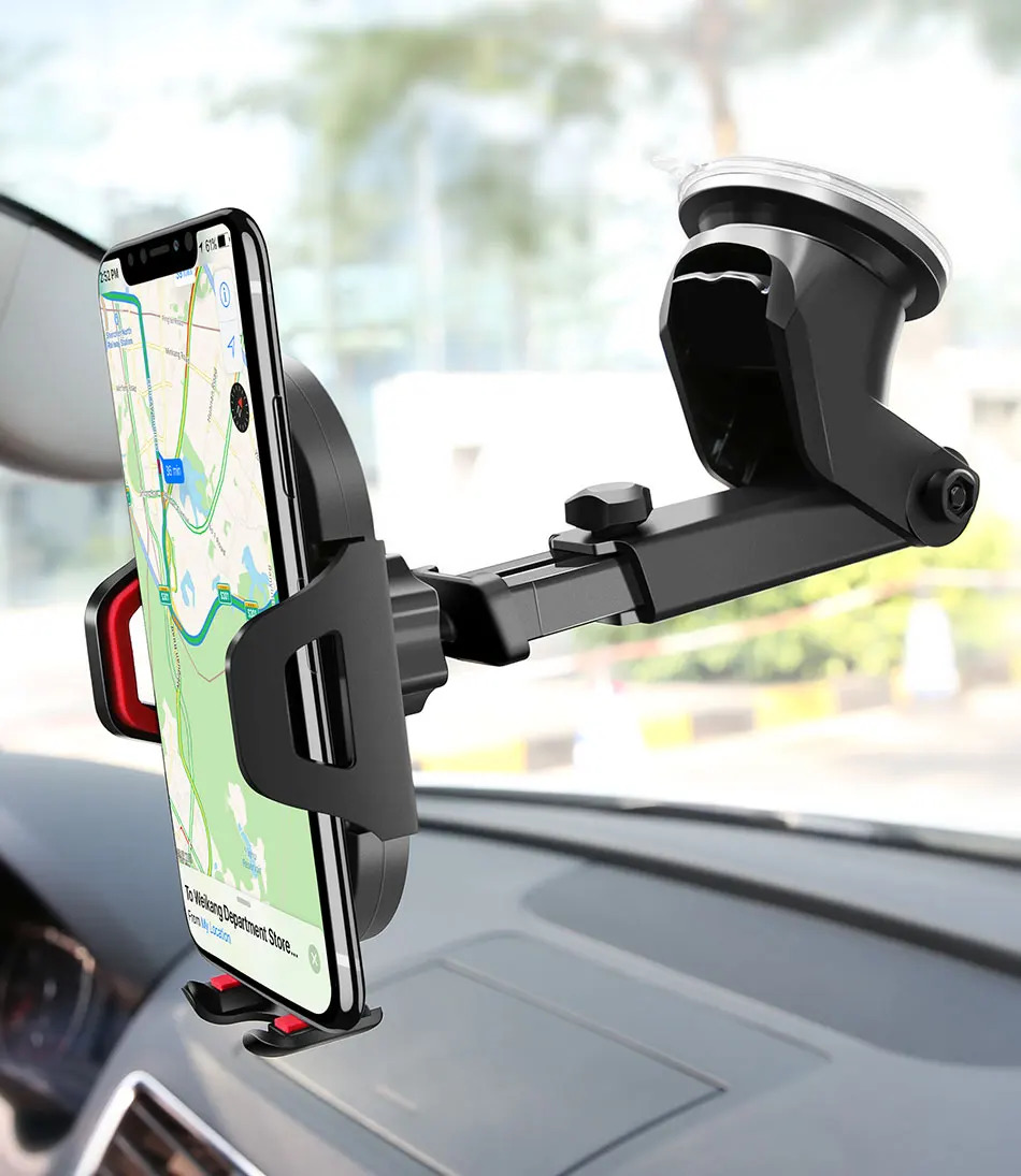 Original Car Suction Phone Holder Mount | 360° Rotating Dashboard & Windshield Stand | Strong Grip for All Smartphones