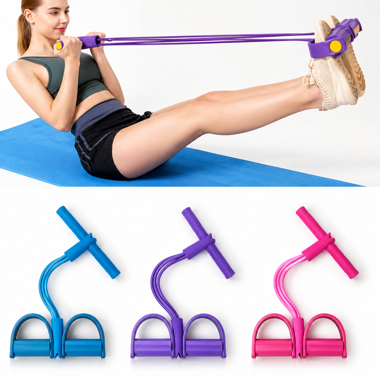 FITNESS FRENZEY tummy trimmer tummy trimmer for men & women -Abdominal Workout belly fat exercise equipment tummy fat burner  workout equipment stomach exercise equipment pull reducer
