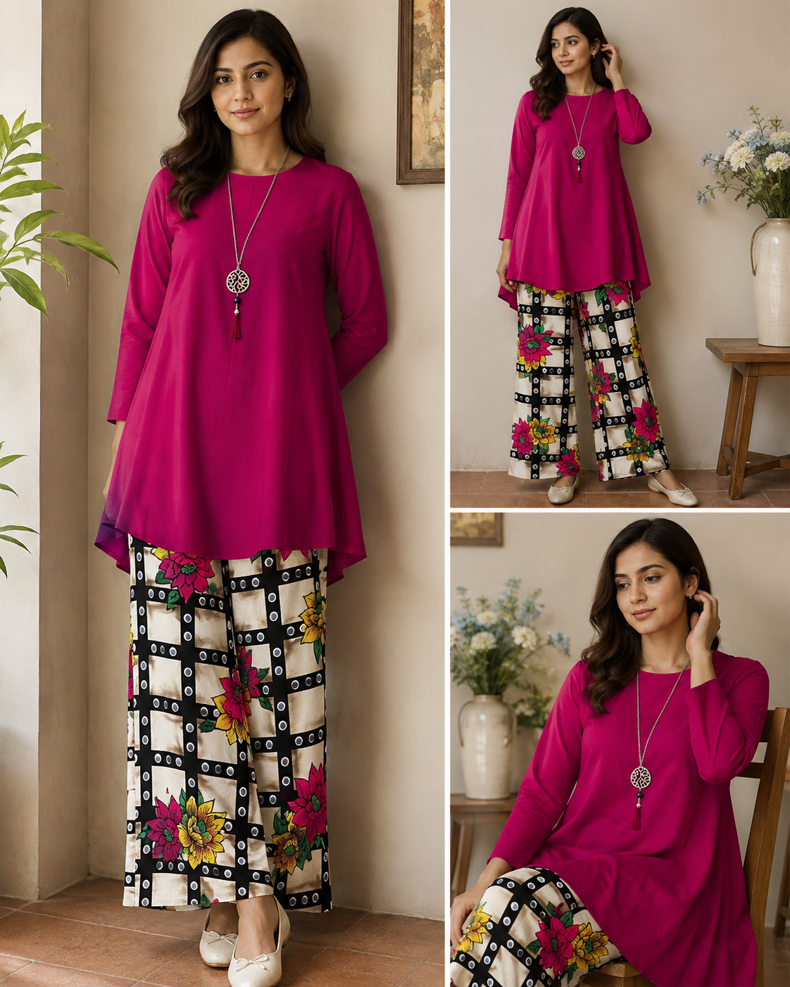 2Pc Stitched ladies dress - Trendy, Comfortable, linen dress Easy to Wear casual dress , dress for ladies